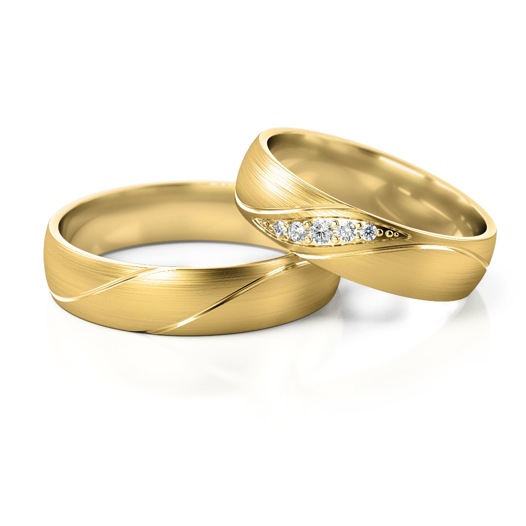 Trauringe "Pure Eleganz" - 284 W